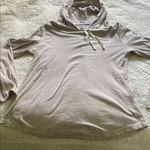 Eddie Bauer Striped muted pink/grey Hoodie